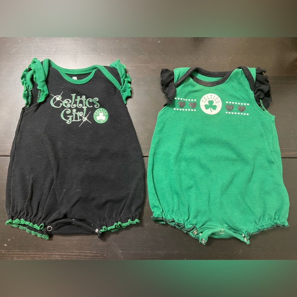 2 NBA Infant Outfits-0-3 month
